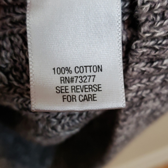 Women's M Croft&Barrow Gray Sweater - Picture 4 of 5